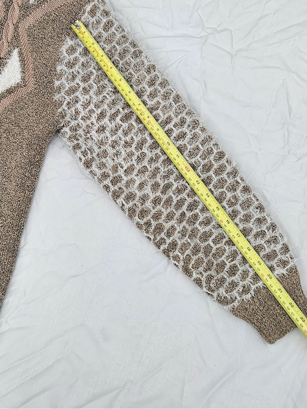 Unique Pattern Button Knit Cardigan - Picture 13 of 14